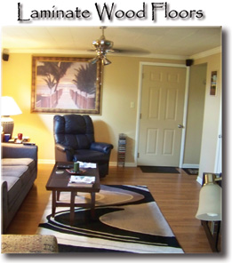 Laminate wood floors